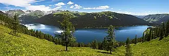 Vue du lac en 2012.