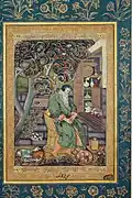 Farroukh Bek: Vieux soufi, 1615, Musée d'art islamique de Doha.
