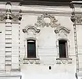Façade de l'ancien clocher. Détail.