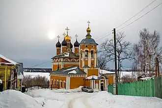 Église Saint-Nicolas-Naberejnaïa à Mourom sur les bords de l'Oka.