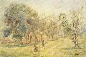 Paysage au Musée régional d'art de Tchernihiv.