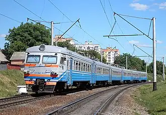 Train entrant en gare,