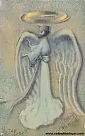 Représentation de Ahura Mazda par Sadegh Hedayat (?).