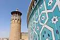 Le dôme et un minaret.