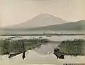 Vue du mont Fuji depuis Kashiwabara, ca. 1890.