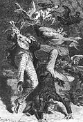 Autour de la Lune, de Jules Verne, d'après Émile Bayard.