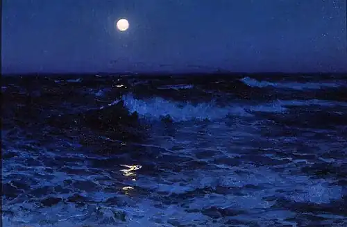 Chemin lunaire, cargo au loinCollection privée