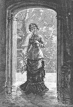 Helena Campbell par Léon Benett (1882)Dans l'édition du Cherche midi du roman inédit Voyage en Angleterre et en Écosse, les éditeurs ont repris l'illustration d'Helena Campbell par Léon Benett pour représenter le personnage de Miss Amélia B…. Voir Voyage à reculons en Angleterre et en Écosse. Le Cherche midi. 1989. Page 117.
