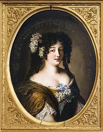 Portrait de Diane-Gabrielle de Thianges-Mancini, duchesse de Nevers.