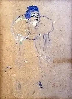 Mademoiselle Polaire 1895 - Toulouse-Lautrec.