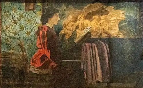 Mme Vallotton au piano, Félix Vallotton (1899)