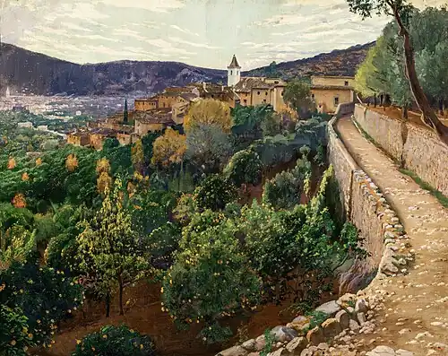Capvespre (cocher de soleil), 1906, Barcelone, musée national d'Art de Catalogne.