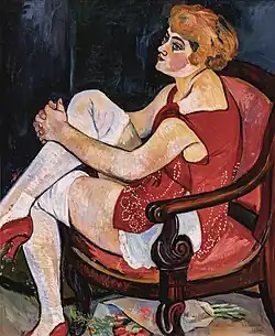 La Femme aux bas blancs (1924) Musée des Beaux-Arts de Nancy