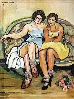 Les deux sœurs 1928, Collection privée.