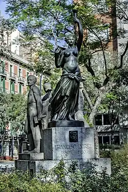 Monument a Francesc Lairet i Foix, Barcelone Place Goya