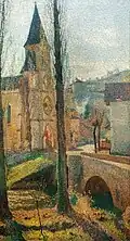 L'église de Labastide-du-Vert et le pont