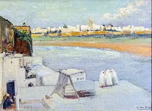 Rabat vue de Bouregreg, 1946, - Musée des Beaux-Arts de Gaillac