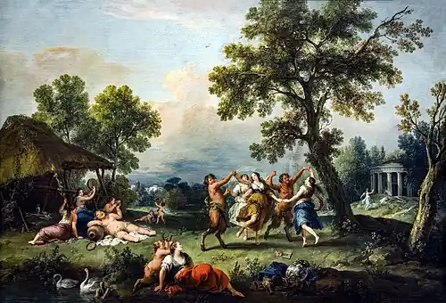 Bacchanales, Francesco Zuccarelli, Gallerie dell'Accademia de Venise