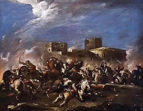 Scène de bataille  Ca' Rezzonico Venise