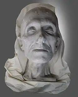 Masque funéraire d'Antonio Canova - Musée Correr.
