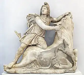 Statue en marbre, IIe&nbsp;siècle, Musée archéologique national de Venise.