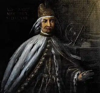 Portrait du doge Alvise III Sebastiano Mocenigo