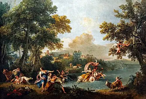 L'enlèvement d'Europe - Galeries de l'Académie de Venise.