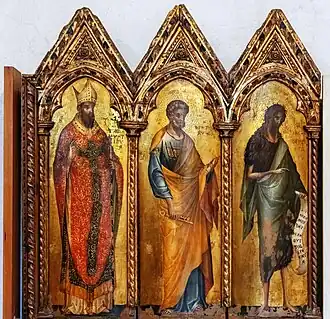 Saint Augustin, Saint Pierre et Saint Jean-Baptiste Musée Correr.