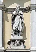 Statue du XVIIe&nbsp;siècle à Venise Scuola dei Luganegheri.