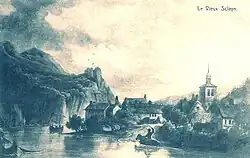 Gravure publiée à Londres en 1828.