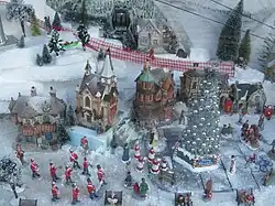 Troisième village de Noël type.