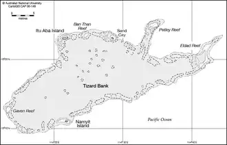 Carte du banc Tizard