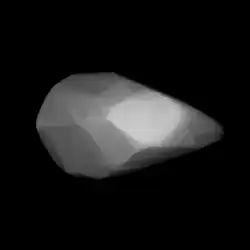 Description de l'image 001012-asteroid shape model (1012) Sarema.png.
