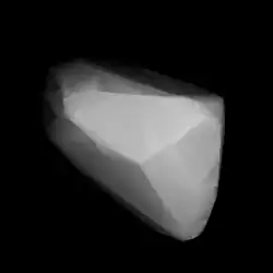 Description de l'image 001073-asteroid shape model (1073) Gellivara.png.
