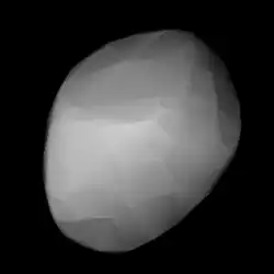 Description de l'image 001107-asteroid shape model (1107) Lictoria.png.