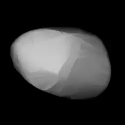 Description de l'image 001825-asteroid shape model (1825) Klare.png.