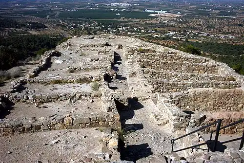 Les diverses pièces de Puntal dels Llops.