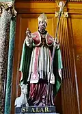 Statue de saint Alar.