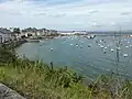Le port du Rosmeur vu du sentier des Plomarc'h