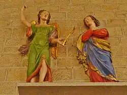 L'Annonciation (groupe statuaire du XVIIe&nbsp;siècle).