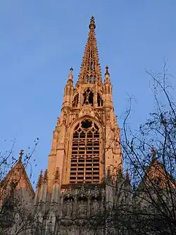 Clocher de l'église Saint-Maurice.