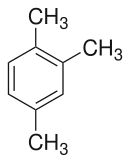 Structure du pseudocumène