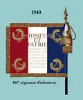 Drapeau modèle de 1940 (revers)