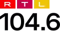 Logo de 104.6 RTL à partir du 27 juin 2023.