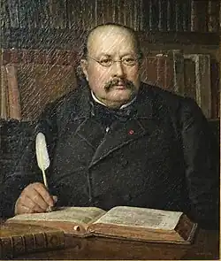 Raoul David : Arthur de La Borderie (1827-1901) (non daté, huile sur toile, Musée de Vitré).