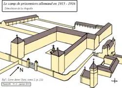 Le camp de prisonniers
