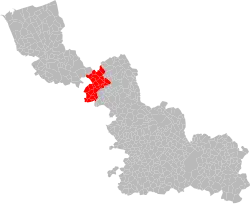 La onzième circonscription en 1986.