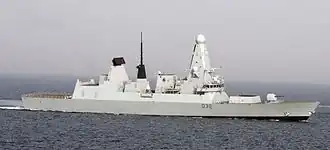 illustration de HMS Daring (D32)