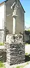 Calvaire de l'église Saint-Golven de Taupont : vue d'ensemble.