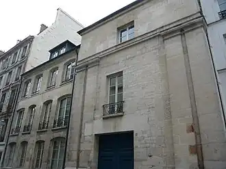 Vestige de la façade de l'église du couvent.